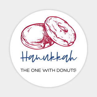 Hanukkah: The One With Donuts! Funny Jewish Gift Magnet